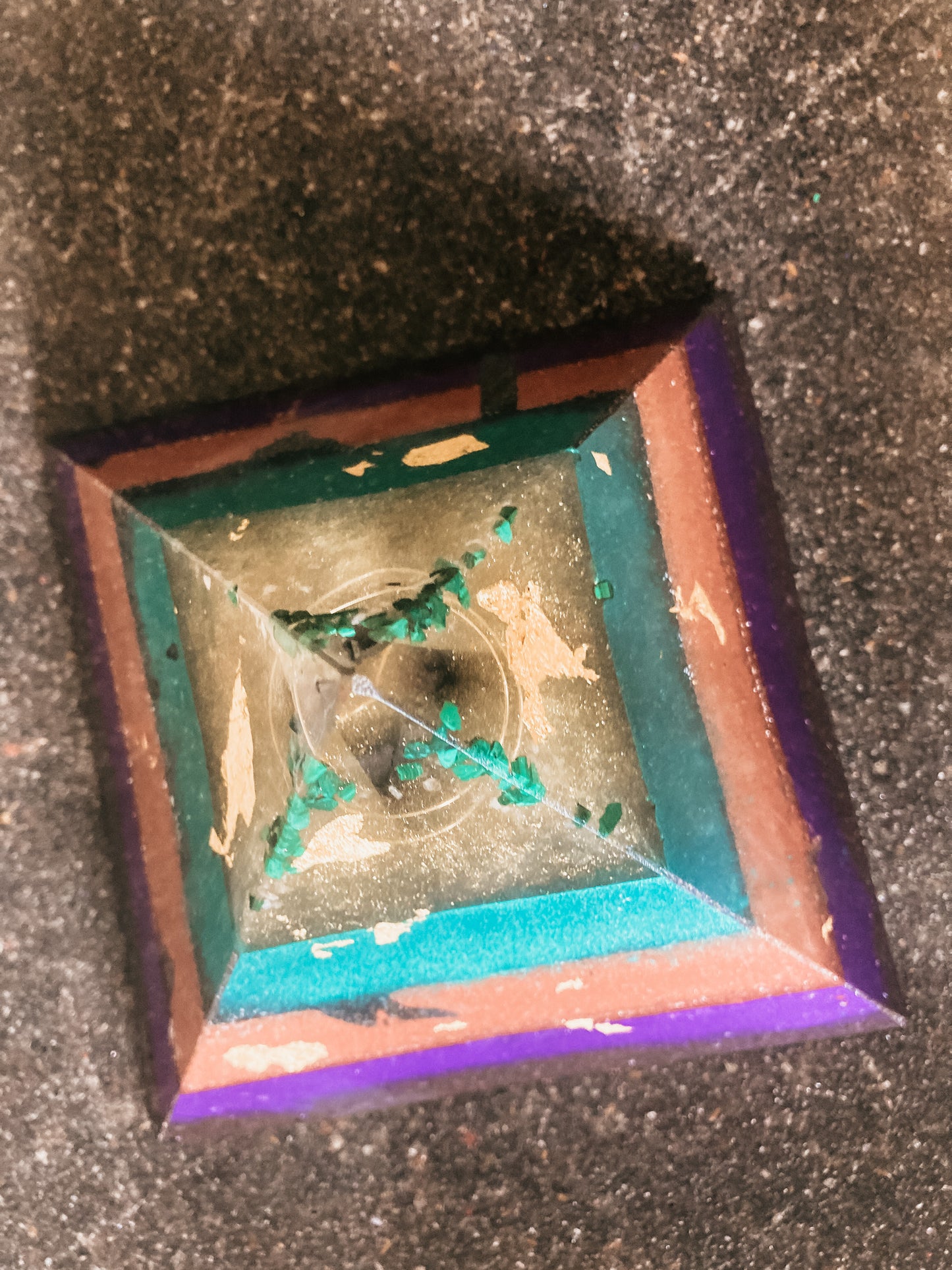 8-Sided Orgonite Cheops Pyramid