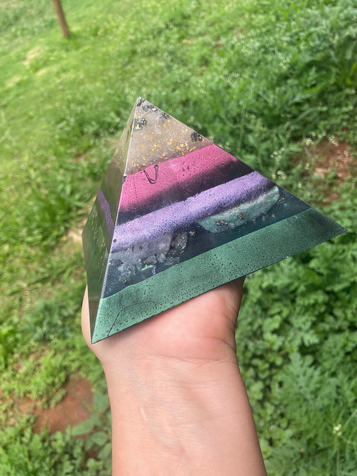 8-Sided Orgonite Cheops Pyramid